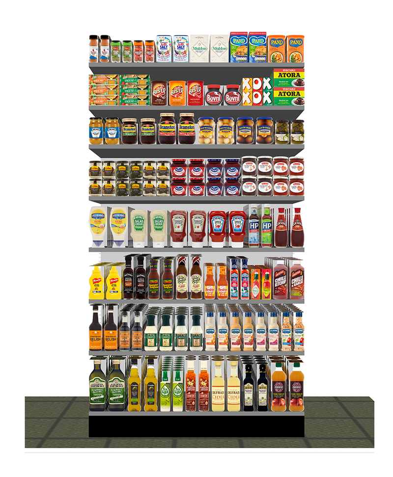 Cooking Ingredients Planogram