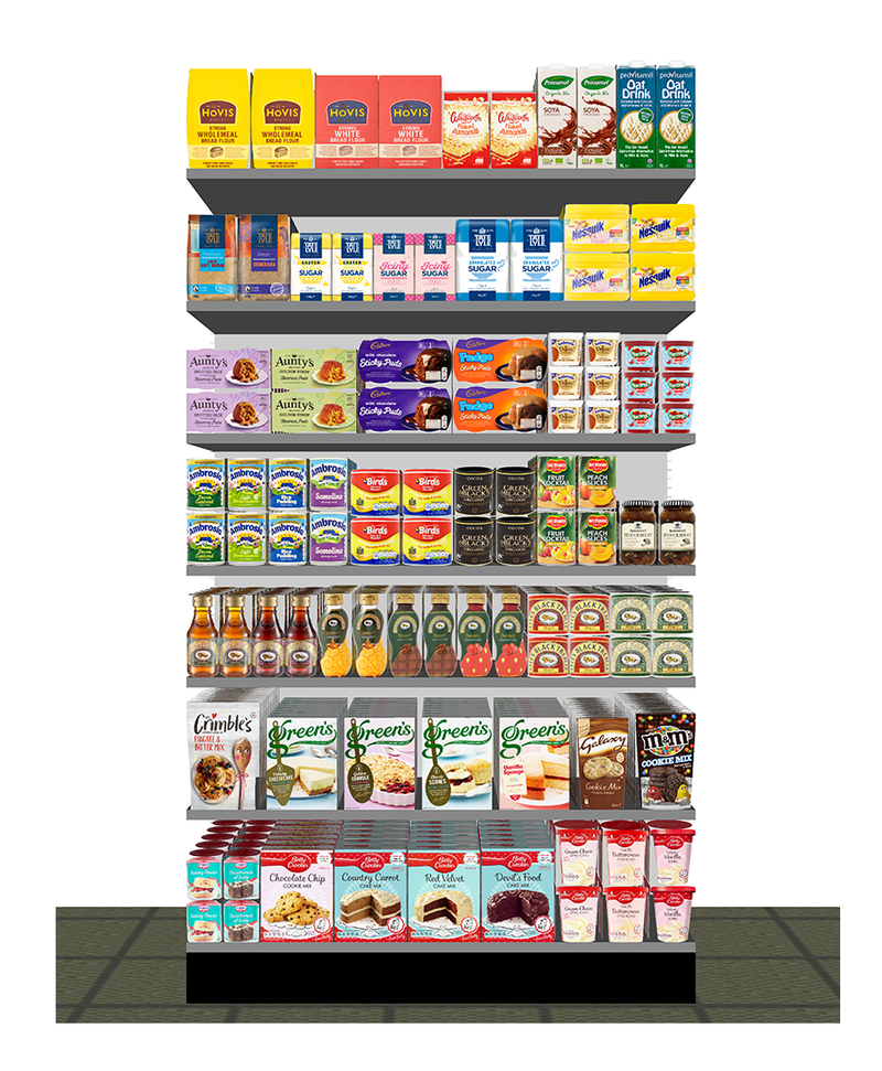 Home Baking Planogram