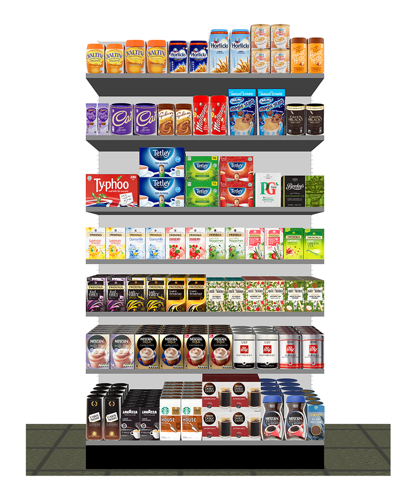 Hot Drinks Planogram