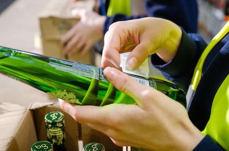 Relabelling Bottlegreen