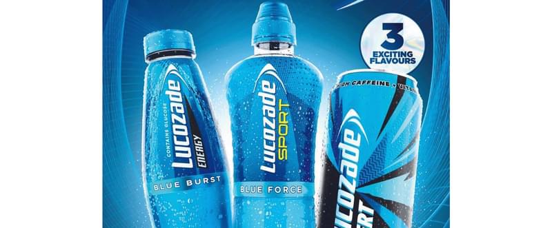 Blucozade banner
